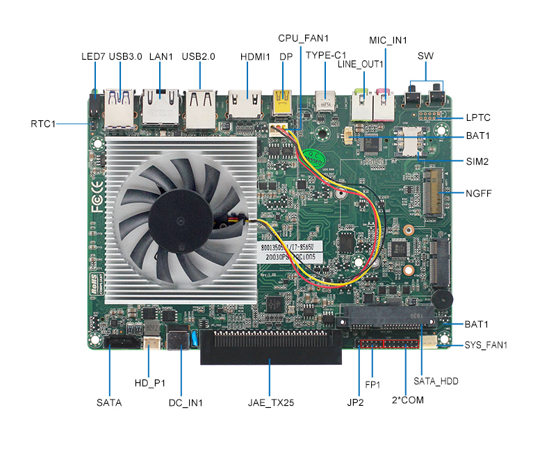 新品上市:派勤第八代Whiskey Lake-U OPS電腦主板,超高清4K/60Hz 新品上市:派勤第八代Whiskey Lake-U OPS電腦主板,超高清4K/60Hz